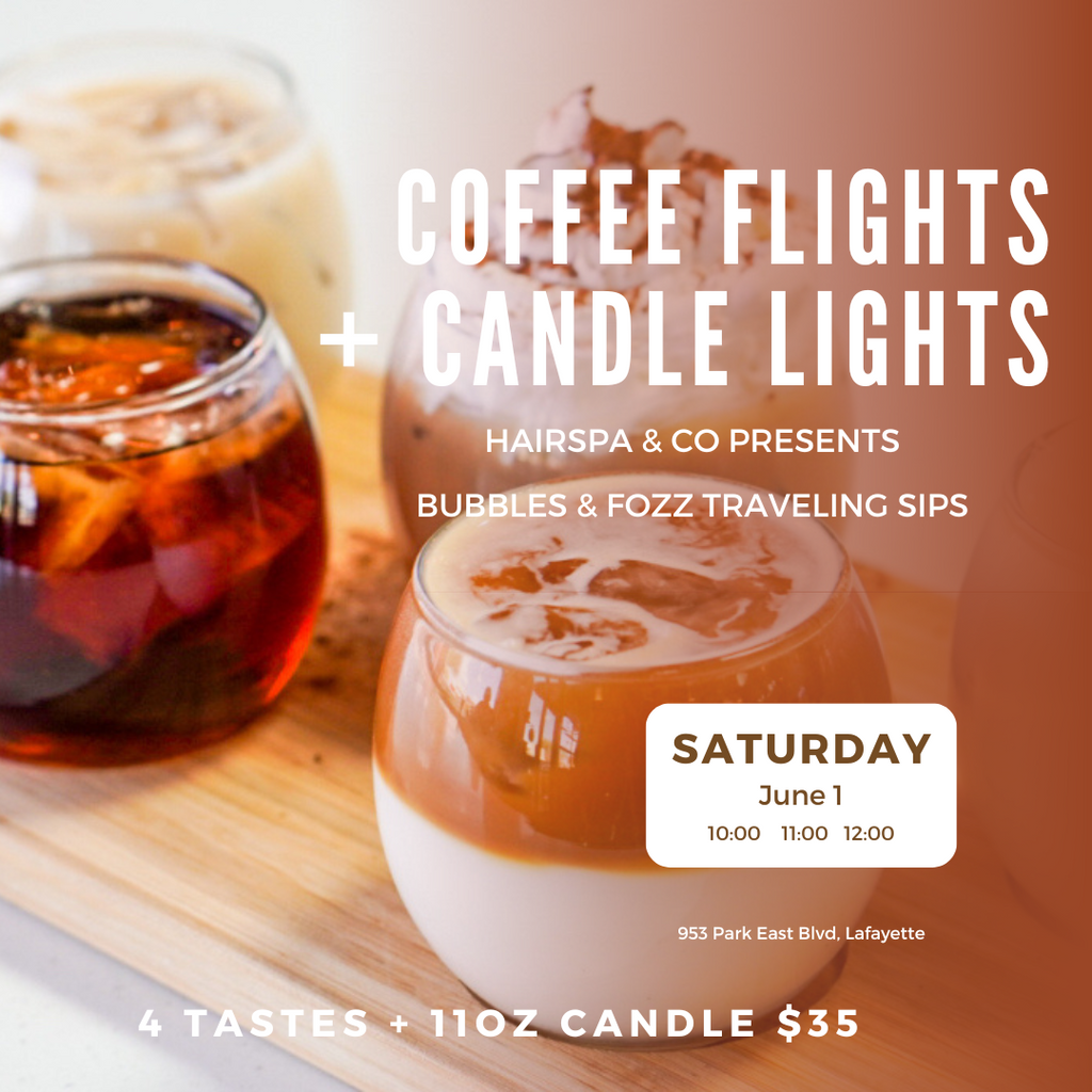 Coffee Flights + Candle Lights