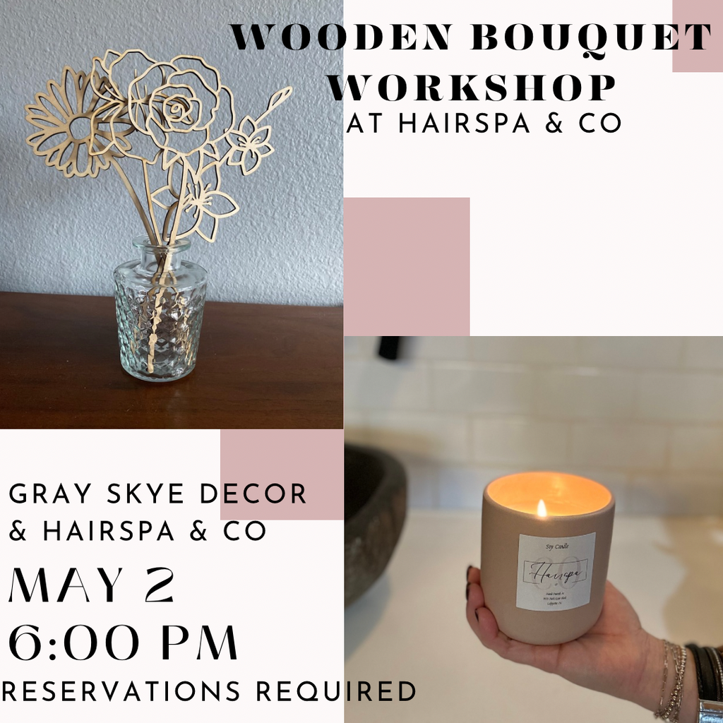 Wooden Bouquet Workshop