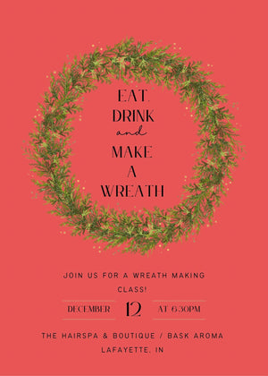 Wreath and Candle Pour