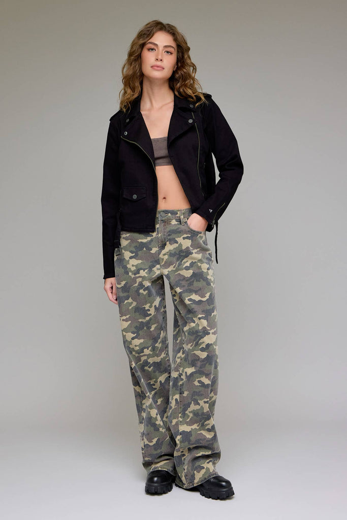 Low Rise Camo Jean