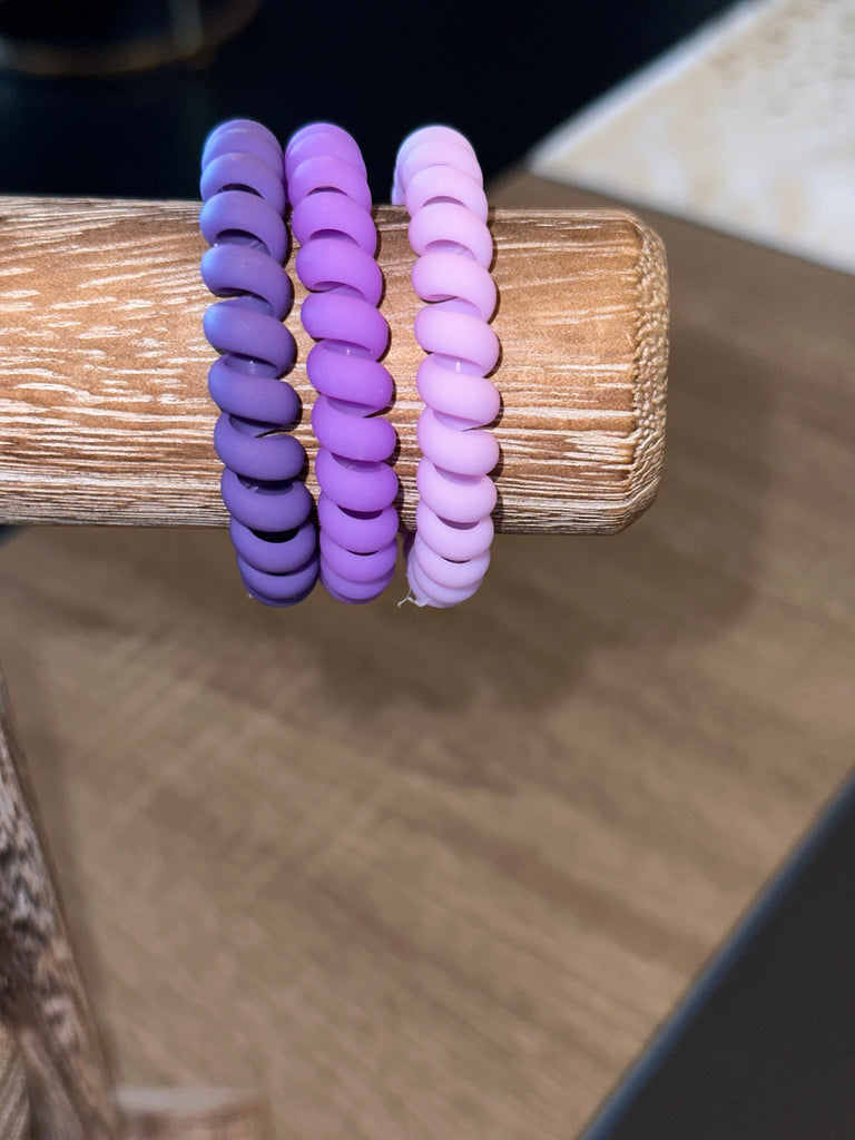3 Spiral Hair Ties
