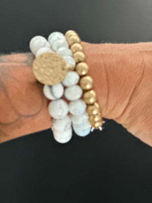 Multi-band Beaded Bracelet